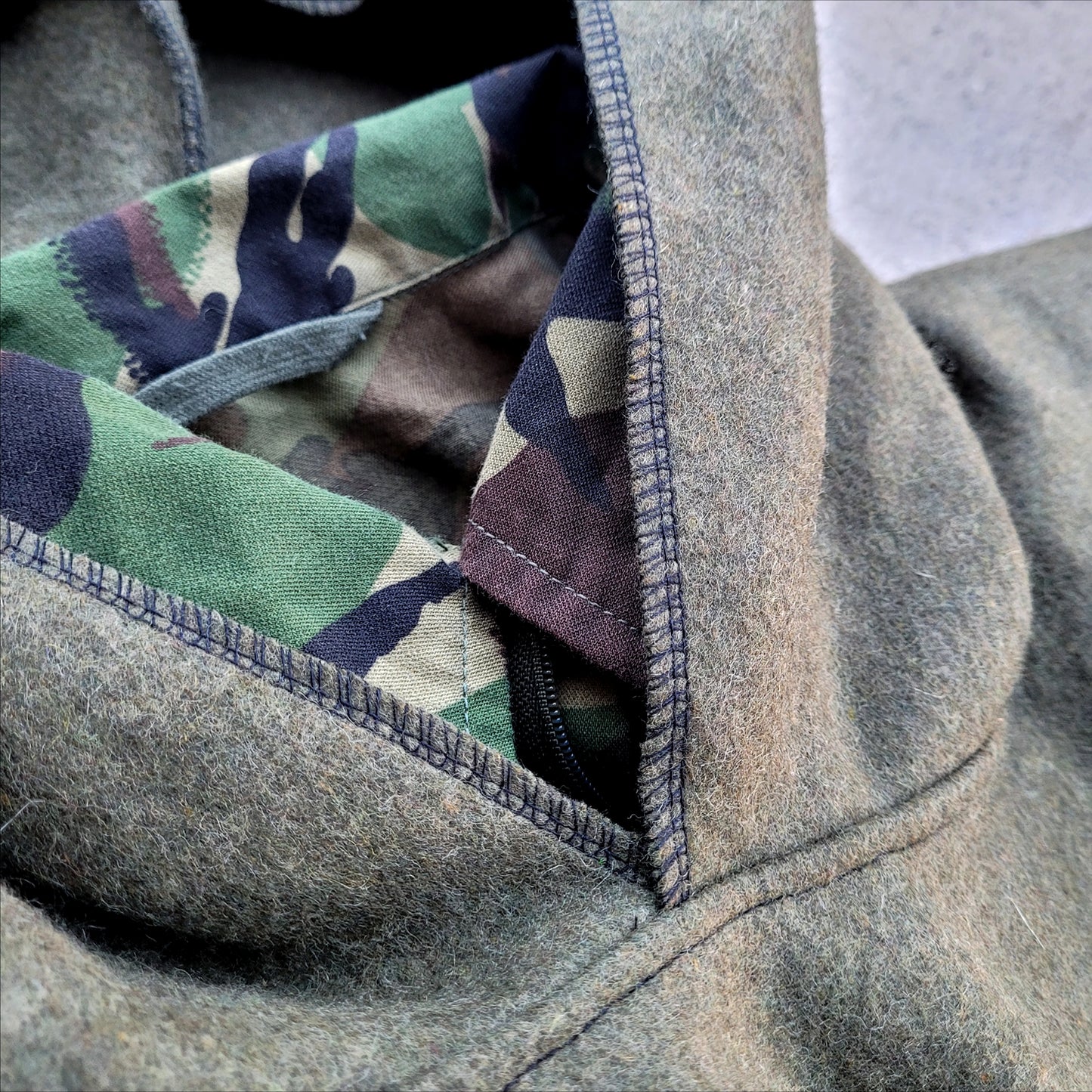Forest Scout Wool Poncho