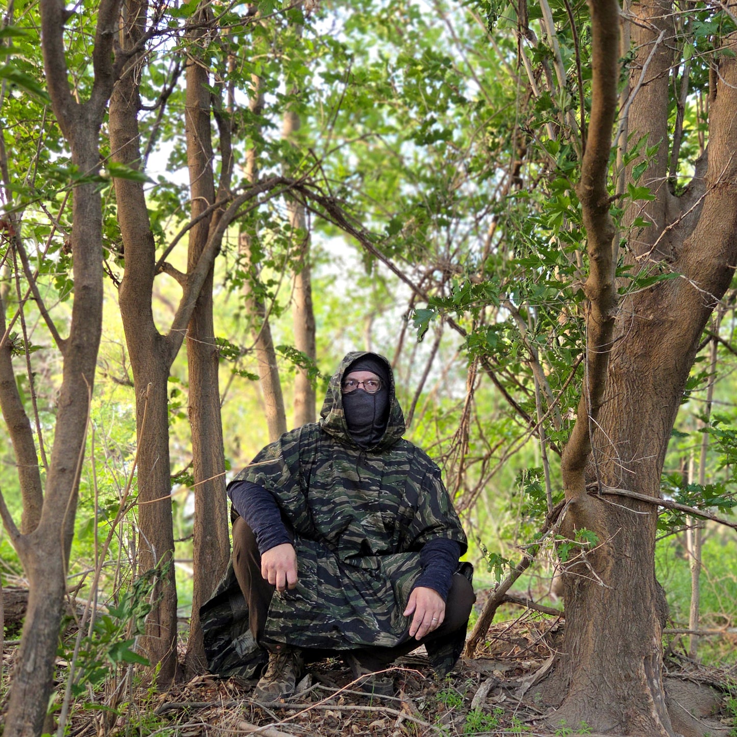 The GUERRILLA Poncho in Vietnam Jungle Tigerstripe