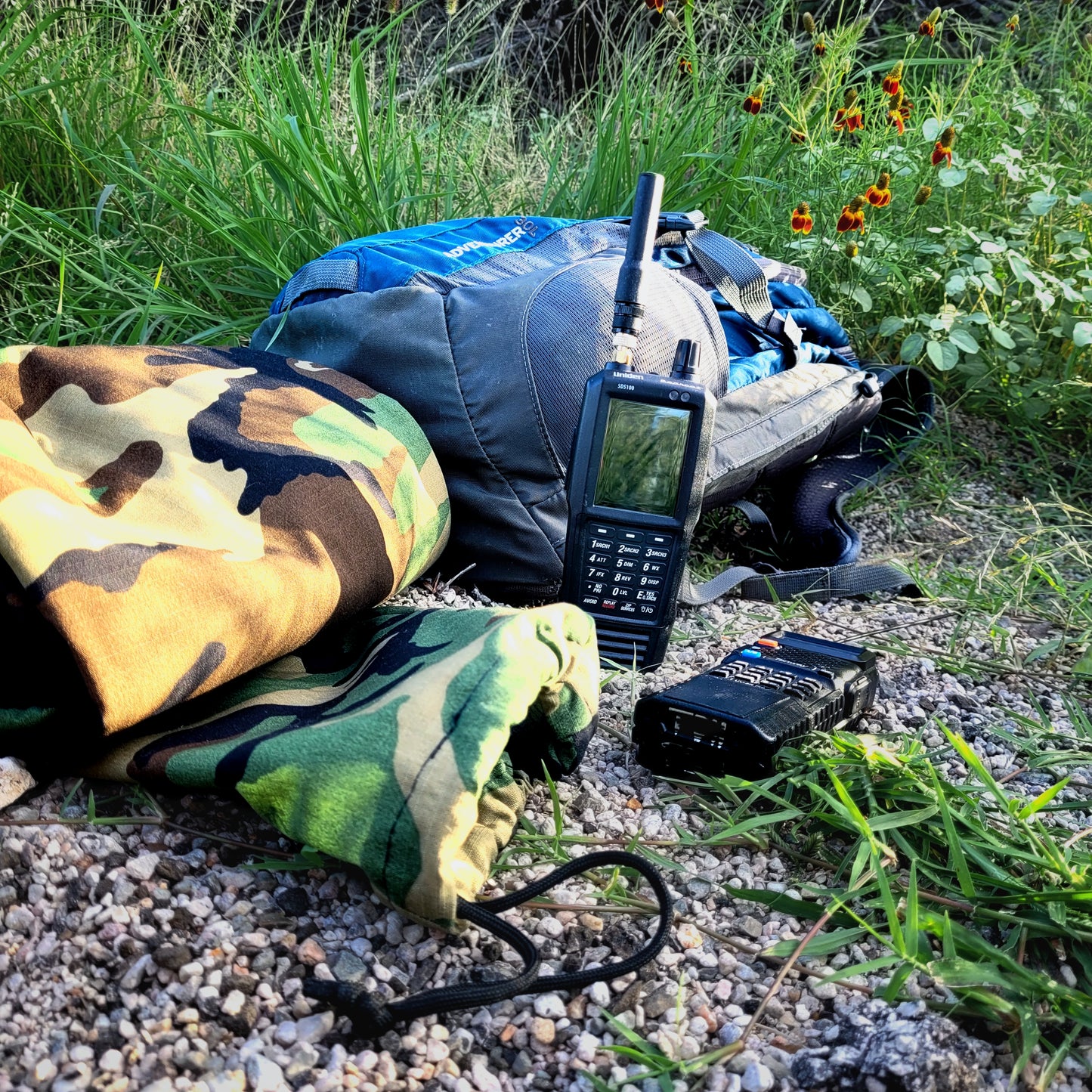 The GUERRILLA Poncho in M81 Woodland Ripstop