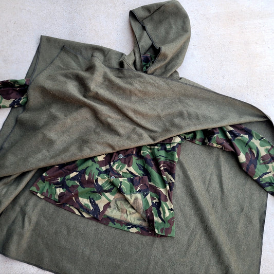 Forest Scout Wool Poncho
