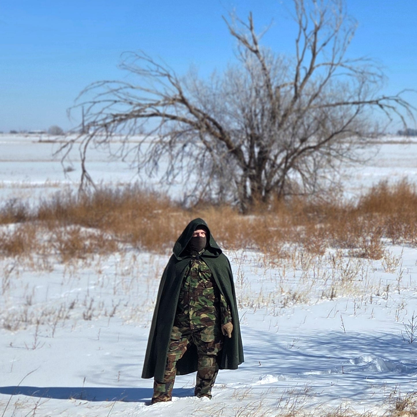 Hunter Green Field Cloak