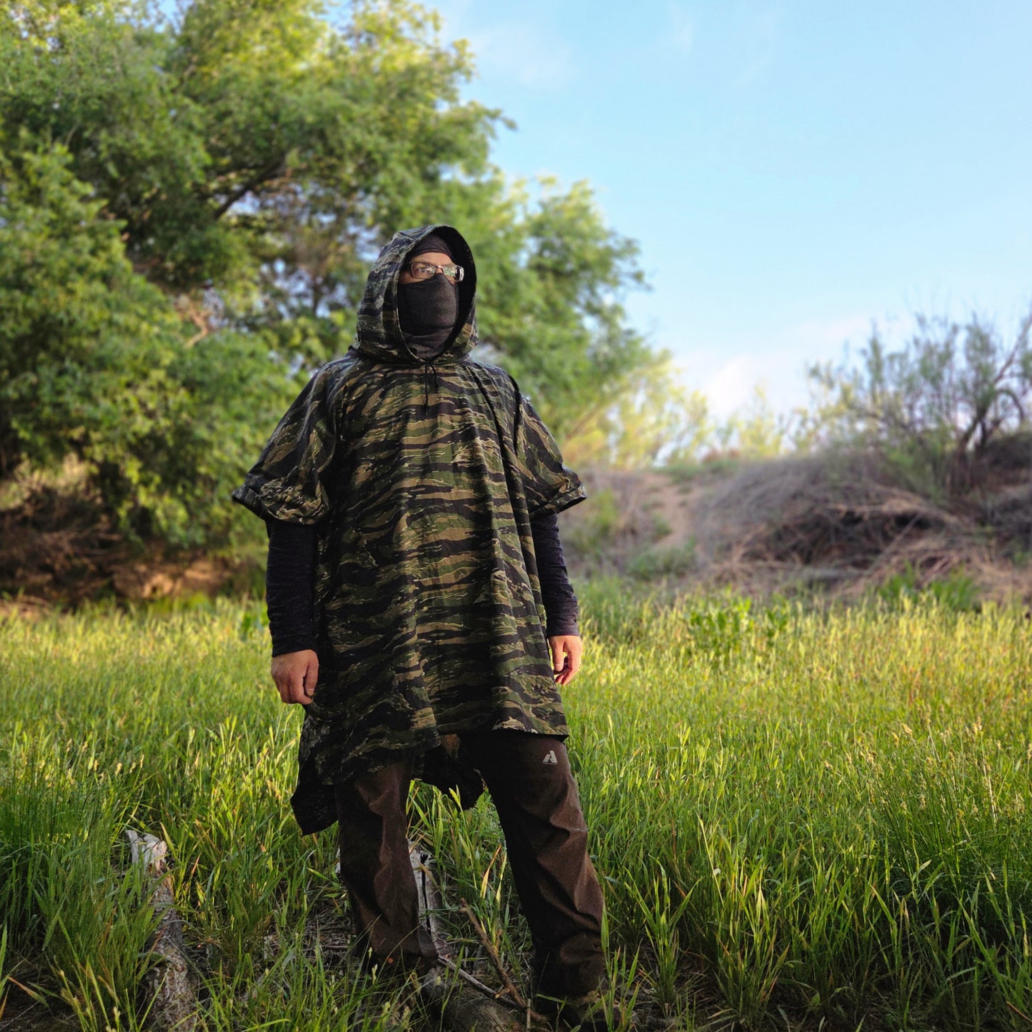 The GUERRILLA Poncho in Vietnam Jungle Tigerstripe