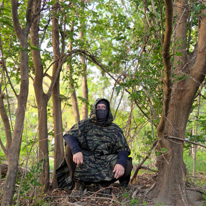 The GUERRILLA Poncho in Vietnam Jungle Tigerstripe