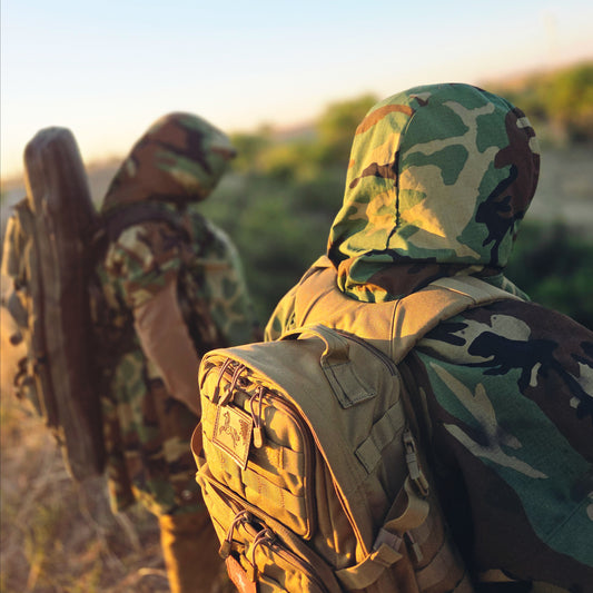 The GUERRILLA Poncho in M81 Woodland Ripstop