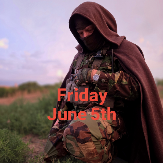Scavenger Field Cloak Friday June 5th