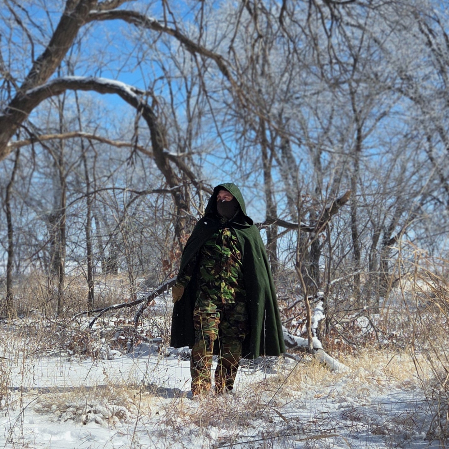 Hunter Green Field Cloak