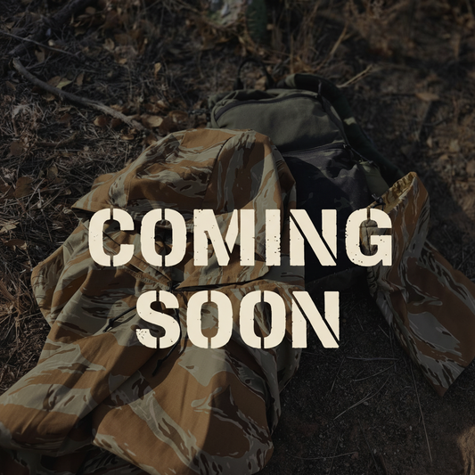 January 16th The GUERRILLA Poncho in Desert Tigerstripe